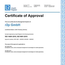 ISO 9001 and ISO 14001 certificate